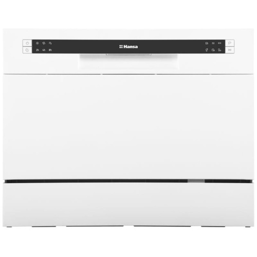 Hansa, mini, 6 nõudekomplekti, laius 55 cm, valge - Eraldiseisev nõudepesumasin / ZWM536WH