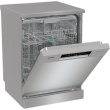 Dishwasher | GS643E90X | Free standing | Width 59.9 cm | Number of place settings 16 | Number of programs 6 | Energy efficiency class E | Display | AquaStop function | Silver