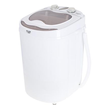 Adler | Mini washing machine | AD 8055 | Top loading | Washing capacity 3 kg | Depth 37 cm | Width 36 cm | White