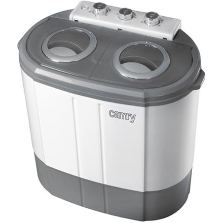 Camry | Washing machine | CR 8052 | Top loading | Washing capacity 3 kg | 1300 RPM | Depth 40 cm | Width 60 cm | White-Grey