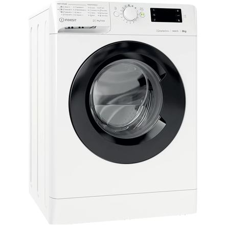 INDESIT | Washing Machine | MTWE 81495 WK EE | Energy efficiency class B | Front loading | Washing capacity 8 kg | 1400 RPM | Depth 60.5 cm | Width 59.5 cm | Display | Big Digit | White