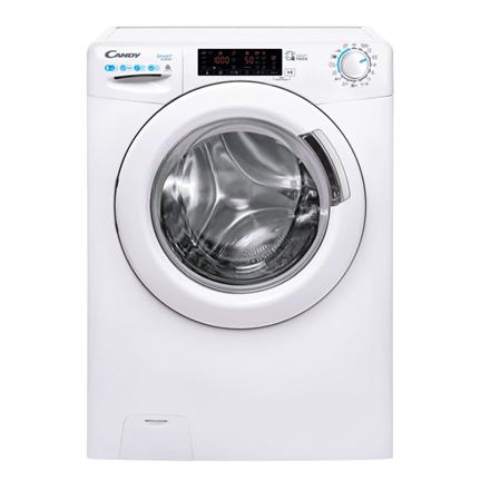 Candy | Washing Machine with Dryer | CSWS 485TWME/1-S | Energy efficiency class A | Front loading | Washing capacity 8 kg | 1400 RPM | Depth 53 cm | Width 60 cm | Display | LCD | Drying system | Drying capacity 5 kg | Steam function | NFC | White