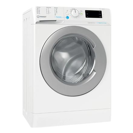 INDESIT | Washing machine | BWSE 71295X WSV EU | Energy efficiency class B | Front loading | Washing capacity 7 kg | 1200 RPM | Depth 43.5 cm | Width 59.5 cm | Display | Large digit | White