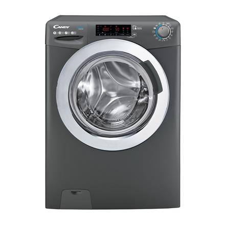 Candy | Washing Machine | CSS169TWMCRE/1-S | Energy efficiency class A | Front loading | Washing capacity 9 kg | 1600 RPM | Depth 53 cm | Width 60 cm | Display | LCD | Steam function | Near Field Communication (NFC) | Anthracite