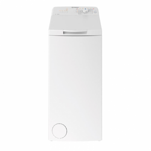 Indesit, 6 kg, sügavus 60 cm, 1000 p/min - Pealtlaetav pesumasin / BTWL60400EE/N