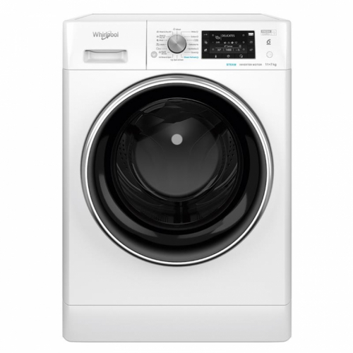 Whirlpool, 11 kg / 7 kg, sügavus 60.5 cm, 1600 p/min - Kuivatiga pesumasin / FFWDD1176258BCVEE