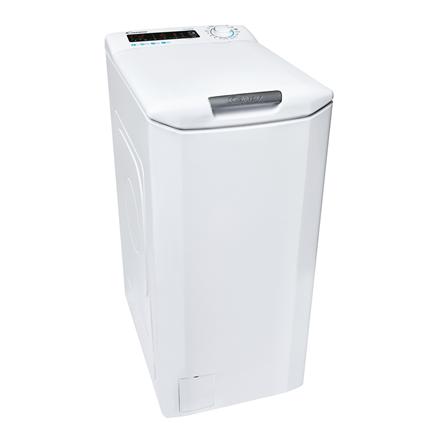 Candy | Washing Machine | CSTG 38TMCE/1-S | Energy efficiency class B | Top loading | Washing capacity 8 kg | 1300 RPM | Depth 60 cm | Width 41 cm | Display | LCD | Near Field Communication (NFC) | White