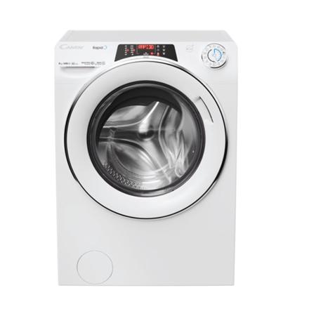 Candy | Washing Machine | RO 486DWMC7/1-S | Energy efficiency class A | Front loading | Washing capacity 8 kg | 1400 RPM | Depth 53 cm | Width 60 cm | Display | TFT | Steam function | Wi-Fi