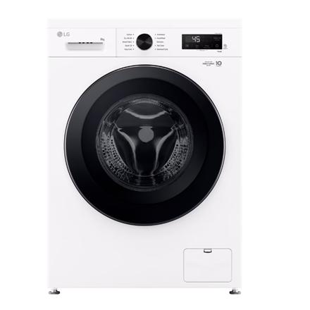 LG Washing Machine | F4X1008NWK | Energy efficiency class A | Front loading | Washing capacity 8 kg | 1400 RPM | Depth 56 cm | Width 60 cm | LED | Steam function | Direct drive | Wi-Fi | White