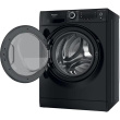 Hotpoint | Washing Machine With Dryer | NDD 11725 BDA EE | Energy efficiency class E | Front loading | Washing capacity 11 kg | 1551 RPM | Depth 61 cm | Width 60 cm | Display | LCD | Drying system | Drying capacity 7 kg | Steam function | Black