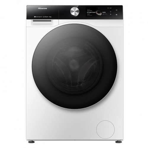 Hisense, 12 kg, sügavus 61 cm, 1400 p/min - Eestlaetav pesumasin / WF7S1247BW