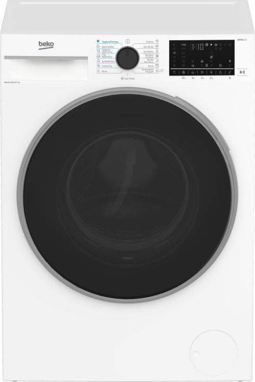 BEKO Washing machine - Dryer B5DFT58447W 8kg - 5kg, 1400rpm, Energy class D, Depth 57 cm, Inverter Motor, HomeWhiz
