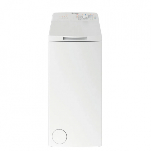 INDESIT Top load washing machine BTW L60400 EE/N, Energy class D, 6kg, 1000 rpm, Depth 60 cm