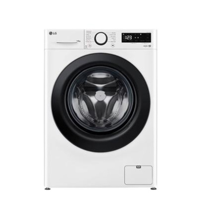 LG Washing Machine | F4WR510SBW | Energy efficiency class A-10% | Front loading | Washing capacity 10 kg | 1400 RPM | Depth 57 cm | Width 60 cm | Display | LED | Steam function | Direct drive | White