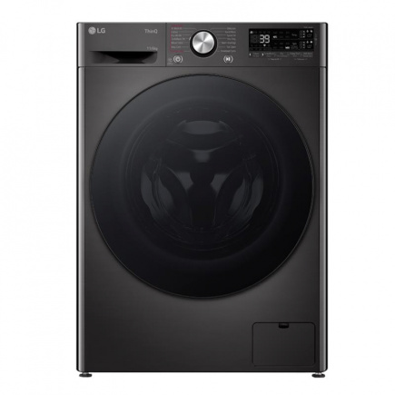 LG, 11 kg / 6 kg, sügavus 56,5 cm, must - Kuivatiga pesumasin / F4DR711S2BA.APBQPMR