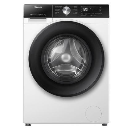 Hisense, 8 kg, sügavus 51 cm, 1400 p/min - Eestlaetav pesumasin / WF3S8043BW3