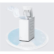 Midea Washing Machine | MF100T60B/W-HR | Energy efficiency class A | Top loading | Washing capacity 6 kg | 1200 RPM | Depth 61 cm | Width 40 cm | Display | LED | Steam function | White