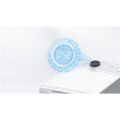 Midea Washing Machine | MF100T60B/W-HR | Energy efficiency class A | Top loading | Washing capacity 6 kg | 1200 RPM | Depth 61 cm | Width 40 cm | Display | LED | Steam function | White