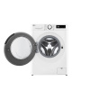 LG | Washing machine with dryer | F4DR509SBW | Energy efficiency class A | Front loading | Washing capacity 	9 kg | 1400 RPM | Depth 55 cm | Width 60 cm | Display | Rotary knob + LED | Drying system | Drying capacity 6 kg | Steam function | Direct drive