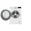 LG | Washing machine with dryer | F4DR510S0W | Energy efficiency class A-10%/D | Front loading | Washing capacity 10 kg | 1400 RPM | Depth 57 cm | Width 60 cm | Display | LED | Drying system | Drying capacity 6 kg | Steam function | Direct drive | White