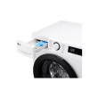 LG | Washing Machine | F4WR513SBW | Energy efficiency class A-10% | Front loading | Washing capacity 13 kg | 1400 RPM | Depth 61.5 cm | Width 60 cm | LED | Direct drive | White