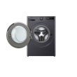 LG | Washing machine with dryer | F4DR510S2M | Energy efficiency class A | Front loading | Washing capacity 10 kg | 1400 RPM | Depth 56.5 cm | Width 60 cm | Display | LED | Drying system | Drying capacity 6 kg | Steam function | Direct drive | Middle