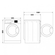 Eestlaetav pesumasin Whirlpool FFD11469BVEE