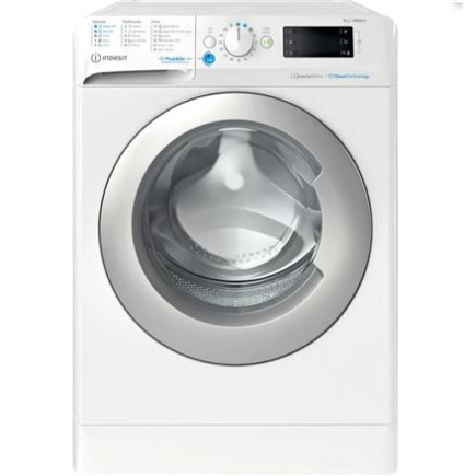 INDESIT | Washing Machine | BWE 91496X WSV EE | Energy efficiency class A | Front loading | Washing capacity 9 kg | 1400 RPM | Depth 63 cm | Width 59.5 cm | Digital | Valge