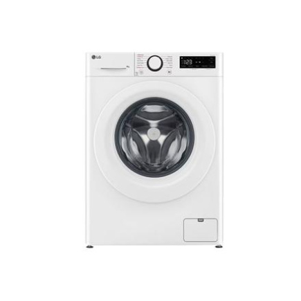 LG | Washing machine | F2WR508SWW | Energy efficiency class A-10% | Front loading | Washing capacity 8 kg | 1200 RPM | Depth 47.5 cm | Width 60 cm | Display | LED | Steam function | Direct drive | Valge