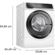 Bosch | Washing Machine with Dryer | WNC254A0SN | Energy efficiency class D | Front loading | Washing capacity 10.5 kg | 1400 RPM | Depth 62 cm | Width 60 cm | Display | LED | Drying system | Drying capacity 6 kg | Steam function | Valge