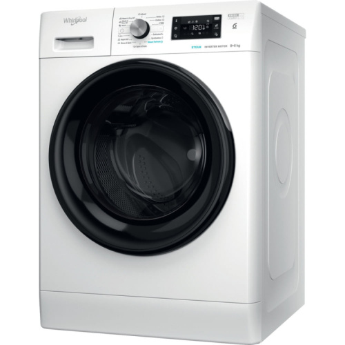 WHIRLPOOL Washing machine - Dryer FFWDB 864349 BV EE, 1400 rpm, Energy class D, 8kg - 6kg, Depth 54 cm, Inverter motor, Steam Refresh