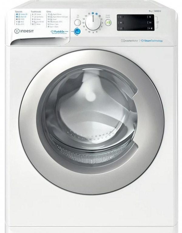 Tootefoto - Eestlaetav pesumasin Indesit BWE91496XWSVEE