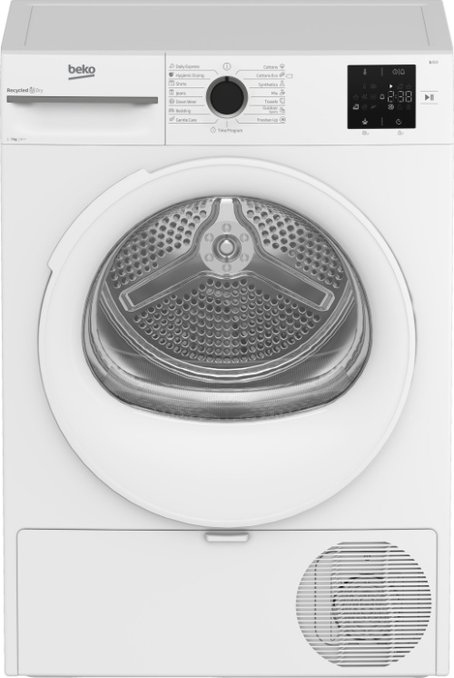 BEKO Dryer BM3T37230W A++, 7 kg, Depth 54.5 cm, Heat Pum