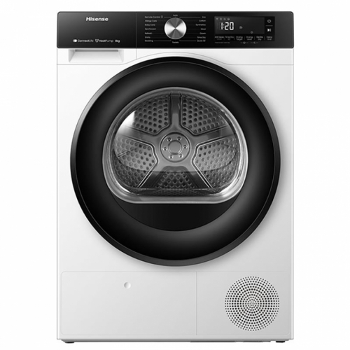 Hisense, 8 kg, sügavus 55 cm - Pesukuivati / DH3S802BW3