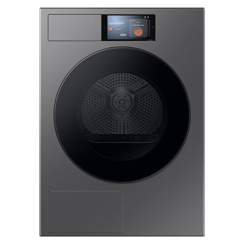Samsung, soojuspump, 9 kg, sügavus 60 cm, tumehõbe - Pesukuivati / DV90F09F4SU4