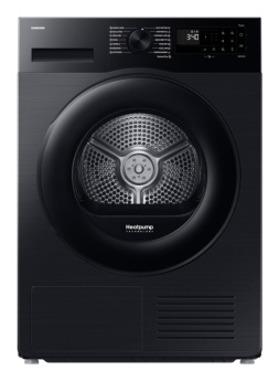 Samsung Dryer DV90DG52A0ABLE, Must, SpaceMax, Higiene care, 9kg, A+++, heat pump, Must