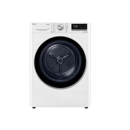 LG Dryer Machine | RH80V9AV3N | Energy efficiency class C | Front loading | 8 kg | LED | Depth 69 cm | Wi-Fi | Valge
