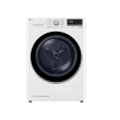 LG Dryer Machine | RH90V9AV4N | Energy efficiency class C | Front loading | 9 kg | LED | Depth 66 cm | Wi-Fi | Valge