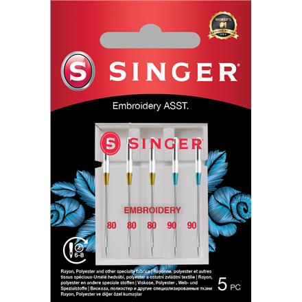 Singer | Embroidery Needle ASST 5PK 250054103