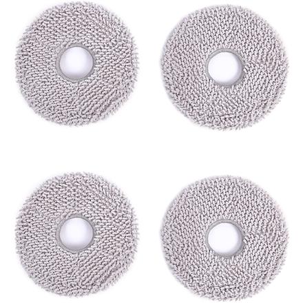 Ecovacs | Washable Improved Mopping Pads for OZMO Turbo Mopping Systems of X1 OMNI/X1 TURBO/T10 TURBO/ T20 OMNI/X2 OMNI | D-WP04-0012 | 4 pc(s) D-WP04-0012