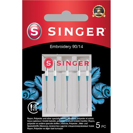 Singer | Embroidery Needle 90/14 5PK 250052803