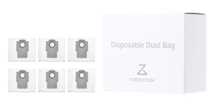 Vacuum Cleaner Accessory|ROBOROCK|Disposable Dust Bag 6pcs|White|For Q7 White+/Q7 White Max+/Q7 Black/ Q7 Black Max/Q7 Black+/Q7 Black Max+/Q5 Black+/S7 MaxV Black/S7 Black MaxV Ultra/S7 White Pro Ultra/S8 White Pro Ultra/S8 Black Pro Ultra/Q7 White/ Q7