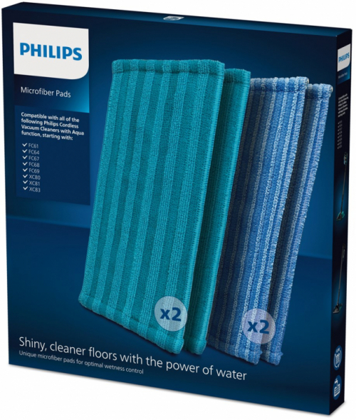 Philips Rechargeable Stick Accessory XV1700/01 Microfibre Pads