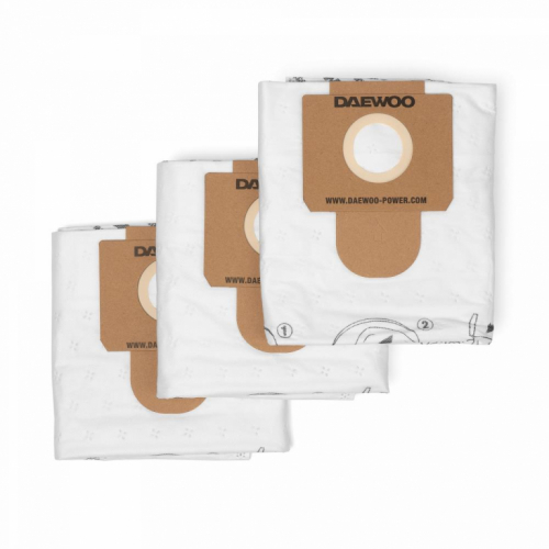 VACUUM ACC DUST BAG TEXTILE/3PCS DAVC 25TB DAEWOO