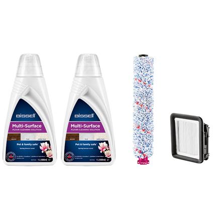 Bissell | Cleaning Pack | MultiSurface (2xDetergents+Brushroll+Filter) 2815