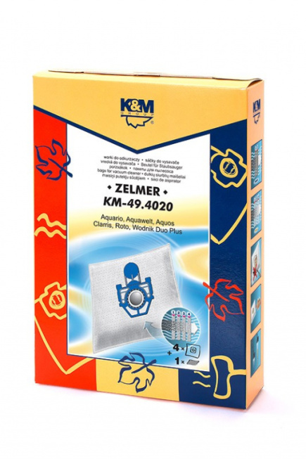 K&M Vacuum cleaner bags 4 + 1 KM 49.4020