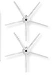 Vacuum Cleaner Accessory|ROBOROCK|Side Brush|White|For Q7 Max White/ Q7 Max+ White/ S7+ White/ S7 White/ S6 White/ S5 Max White/ S6 Pure White/ E5 White|8.02.0053