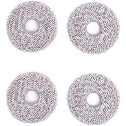 Ecovacs | Washable Improved Mopping Pads for OZMO Turbo Mopping Systems of X1 OMNI/X1 TURBO/T10 TURBO/ T20 OMNI/X2 OMNI | D-WP04-0012 | 4 pc(s) D-WP04-0012