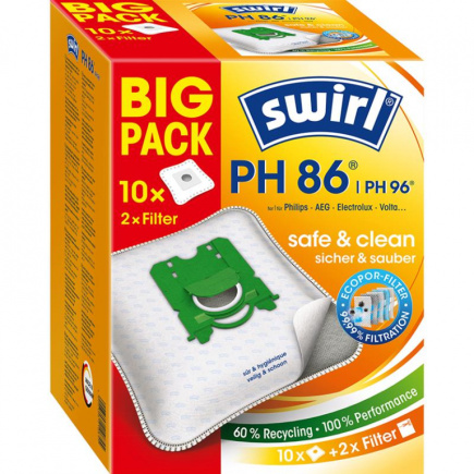 Swirl S-bag, 10 tk - Tolmukotid / PH86PET10