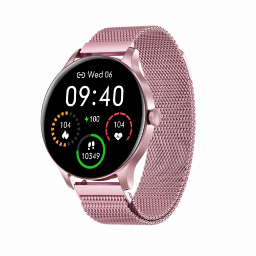 Garett Electronics Smartwatch Classy pink steel